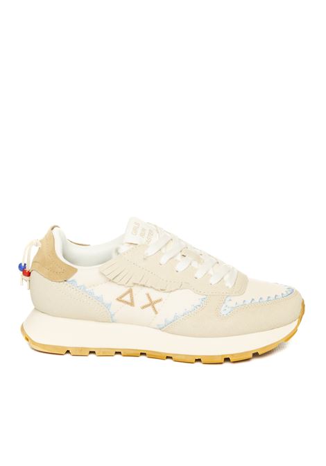 White ally etnic sneaker SUN 68 | Z35205ALLYETNIC-31